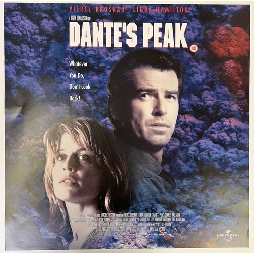 2664 - An unframed movie poster of the film 'Dante's Peak'. 42cm x 42cm