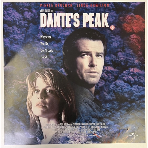 2684 - An unframed movie poster of the film 'Dante's Peak'. 42cm x 42cm