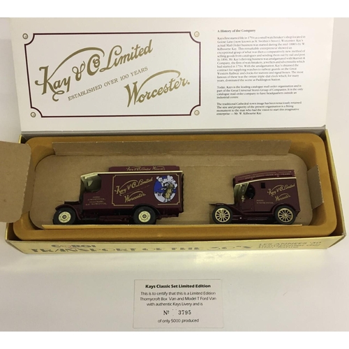 2301 - Corgi Classics Set - Kays. Includes Thornycroft van & Model T Ford van. Limited edition 3795/5000.