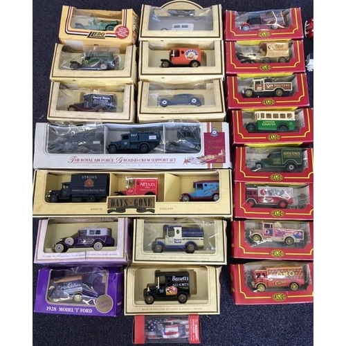 2319 - A collection of approximately 50 diecast vehicles, mostly by Lledo. Twenty boxed (boxes generally in... 