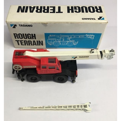 2359 - Tadano 1:50 Scale Professional Mobile Crane. Missing crane pins & hook.