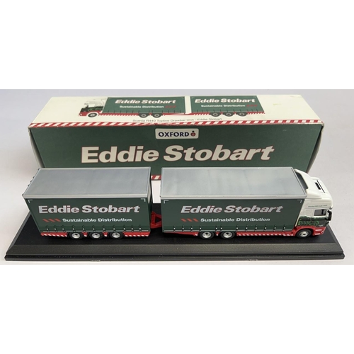 2411 - Oxford Haulage 76DBU003 1:76 Scale Scania Topline Drawbar - 'Eddie Stobart'.