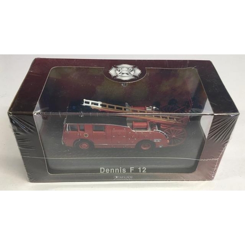 2150 - Atlas Editions Fire Vehicle 4144104 Dennis F 12. Still cellophane sealed.