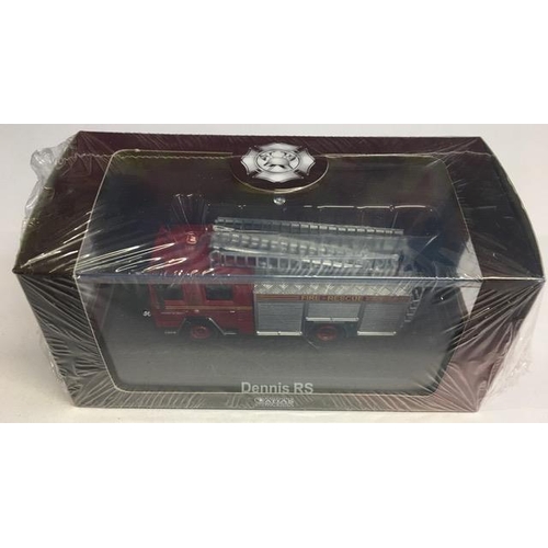 2162 - Atlas Editions Fire Vehicle 4144117 Dennis RS. Still cellophane sealed.