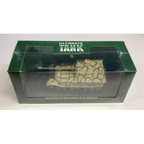 2137 - Atlas Editions Ultimate Tank Collection 4660117 Panzerjager Tiger(P) Elefant. Still cellophane seale... 