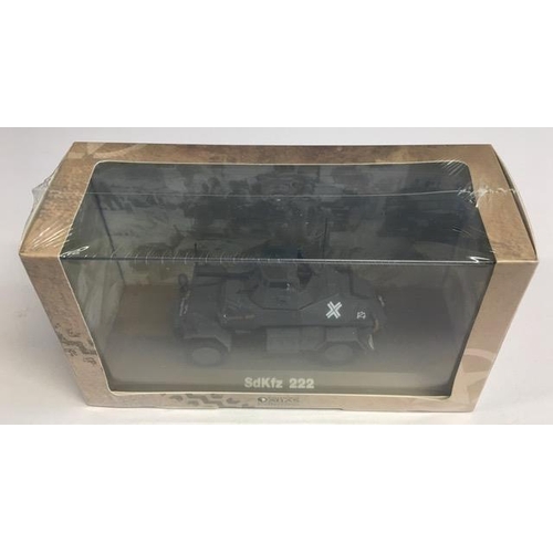 2123 - Atlas Editions Military Vehicle 6690026 SdKfz 222. Still cellophane sealed.