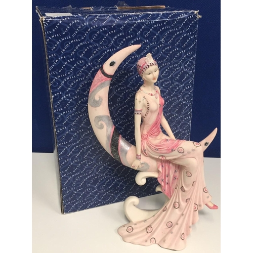 490A - A boxed Shudehill Charleston Lady on Moon figurine. (No. 81995) Height 32cm.