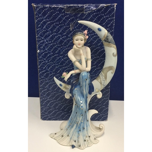 490D - A boxed Shudehill Charleston Lady on Moon figurine. (No. 81996) Height 32cm.