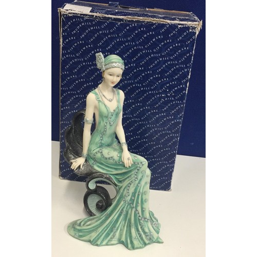 490F - A boxed Shudehill Charleston Lady seated figurine. (No. 81994) Height 27cm.