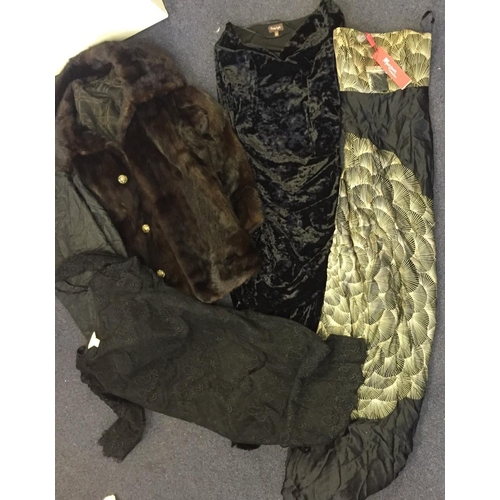 715J - A selection of ladies new/preworn (size 8) clothing. Includes new black & cream dress from Monsoon (... 