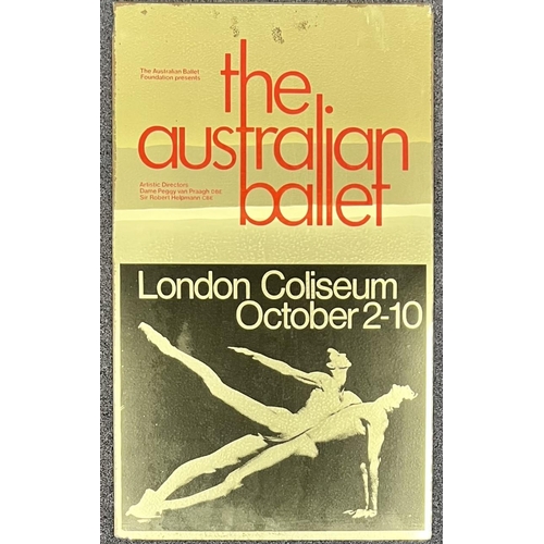 748F - A pair of Ballerina advertising mirrors. Australian Ballet & Northern Dance Theatre.