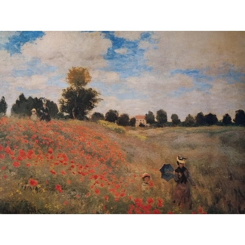 285 - A smaller 'Monet' - 'Poppies at Argenteuil' poster, in a tube. Poster dimensions(cm) H30, W40.