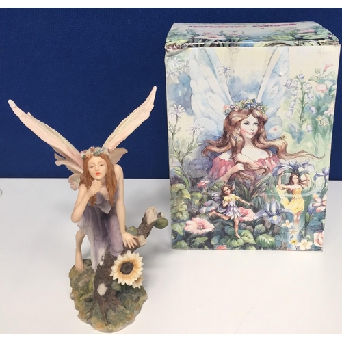 490N - A boxed Shudehill hand-painted romantic fairy figurin. No.20403.