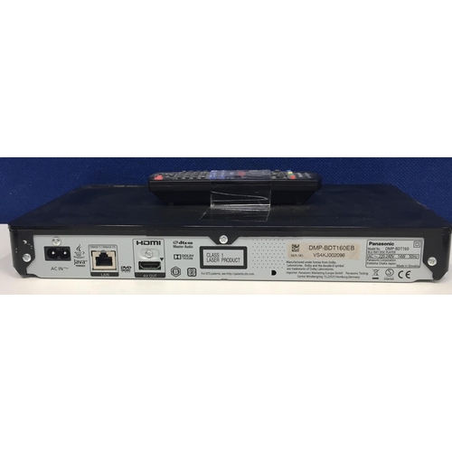 3046 - A 'Panasonic DMP-BDT160EB' Blu Ray player. Untested.