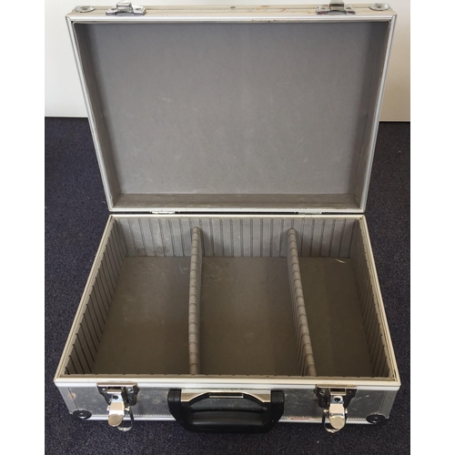 3104 - A new/unused 'Mac Allister Aluminium Organiser Case', together with another used case.