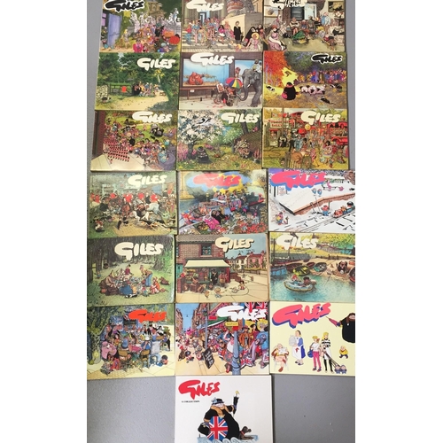 3214 - A collection of nineteen Giles annuals. Includes no's 27-30 & 32-46, inclusive.