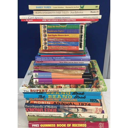 3216 - A collection of twenty-eight children's books & annuals. Annuals include Rupert (x2), Beano 1980 & 1... 