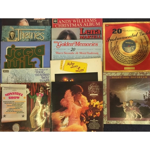 3301 - Easy Listening (mainly) - a collection of vinyl LP'S  (x12). To include Minstrel Show, Shirley Basse... 