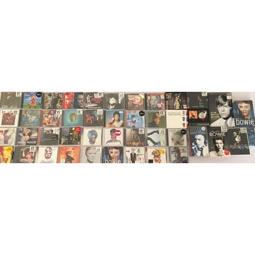 3322 - David Bowie - a collection of mostly new/unplayed CD's (x39), DVD's (x2), Books (x2) & Video