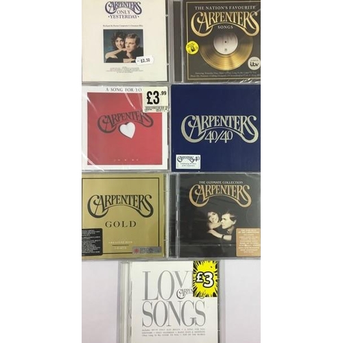 3344 - The Carpenters - a collection of mostly new/unplayed CD's (x7) & DVD