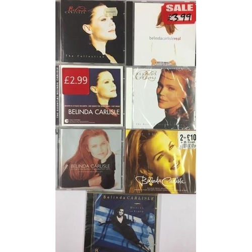 3345 - Belinda Carlisle - a collection of mostly new/unplayed CD's (x7)