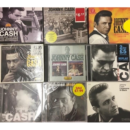 3347 - Johnny Cash - a collection of mostly new/unplayed CD's (x9) & DVD