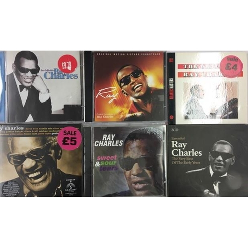 3349 - Ray Charles - a collection of mostly new/unplayed CD's (x6) & DVD