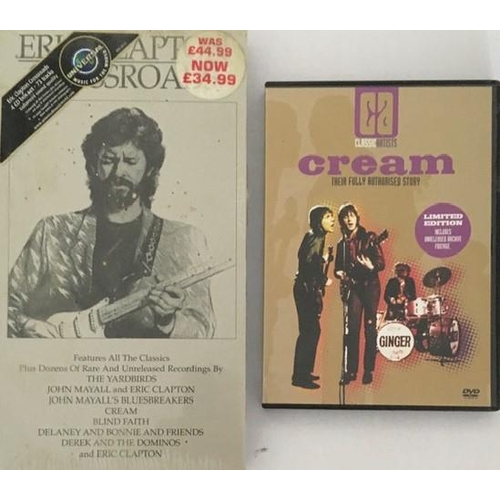 3353 - Eric Clapton & Cream - a collection of mostly new/unplayed CD's (x12) & DVD's (x2)