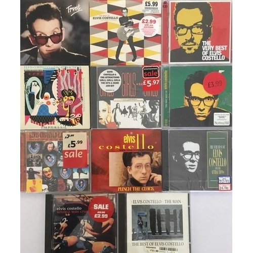 3365 - Elvis Costello - a collection of mostly new/unplayed CD's (x11)