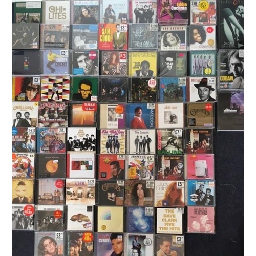 3368 - Various Artists - a collection of mostly new/unplayed CD's (x92 approx.) & DVD's (x3). Includes some... 