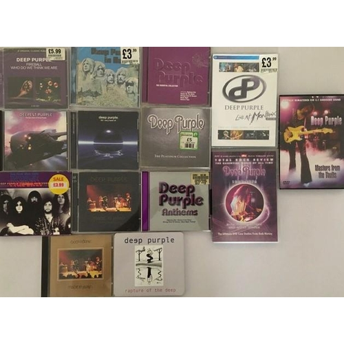 3373 - Deep Purple - a collection of mostly new/unplayed CD's (x11) & DVD's (x3)