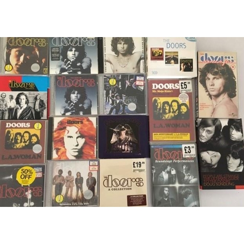 3376 - The Doors - a collection of mostly new/unplayed CD's (x13), DVD's (x2), Book & Video