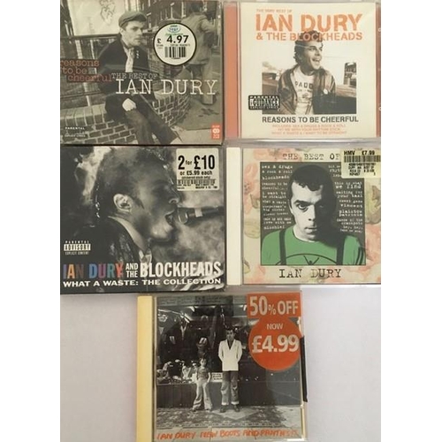 3379 - Ian Dury - a collection of mostly new/unplayed CD's (x5)