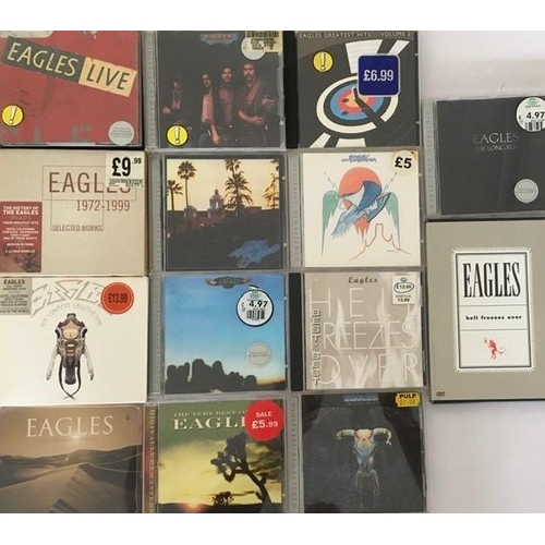 3384 - Eagles - a collection of mostly new/unplayed CD's (x13) & DVD