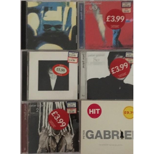 3404 - Peter Gabriel - a collection of mostly new/unplayed CD's (x6)