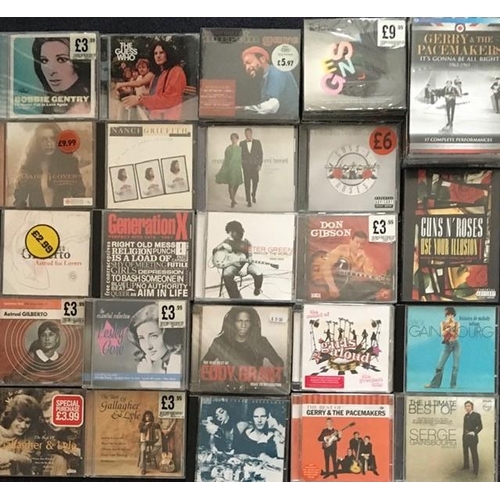 3406 - Various Artists - a collection of mostly new/unplayed CD's (x29 approx.) & DVD's (x5). Includes some... 