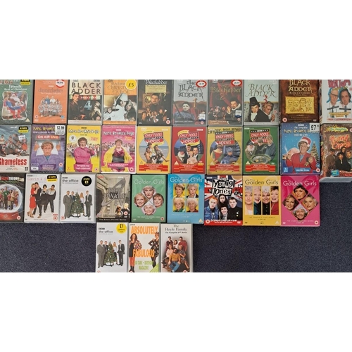 3418 - Comedy - a collection of mostly new/unplayed DVD's (x28) & Videos (x4). Includes Blackadder, Only Fo... 