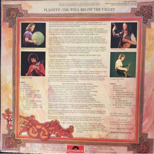 3511 - Planxty - Vinyl LP. 'The Well Below The Valley'.