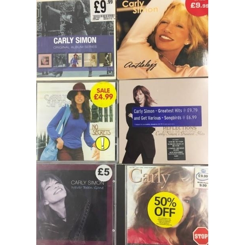 3568 - Carly Simon - a collection of mostly new/unplayed CD's (x6)