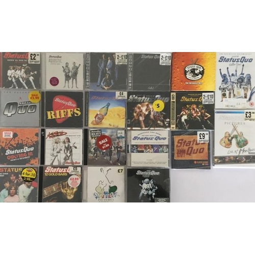 3589 - Status Quo - a collection of mostly new/unplayed CD's (x19) & DVD's (x2)