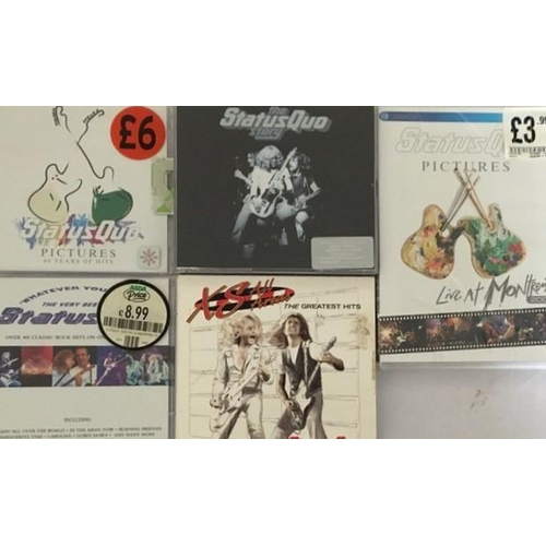 3590 - Status Quo - a collection of mostly new/unplayed CD's (x4) & DVD