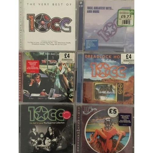 3610 - 10CC - a collection of mostly new/unplayed CD's (x6)