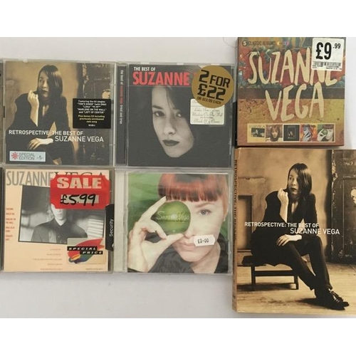 3620 - Suzanne Vega - a collection of mostly new/unplayed CD's (x5) & DVD