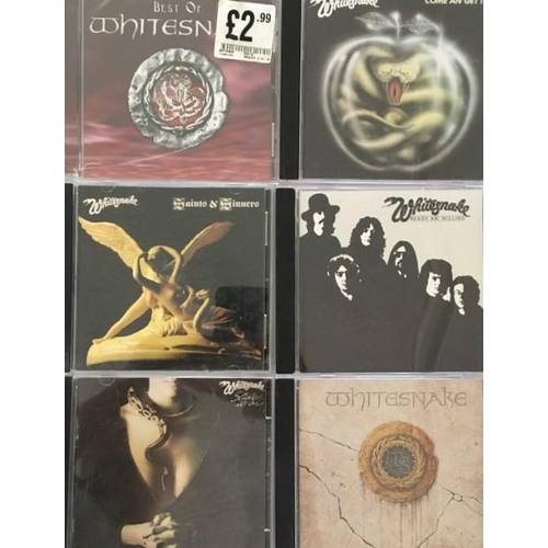 3624 - Whitesnake - a collection of mostly new/unplayed CD's (x6)