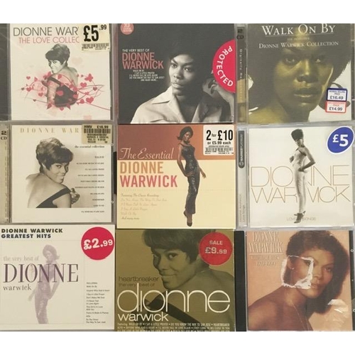 3628 - Dionne Warwick - a collection of mostly new/unplayed CD's (x9)