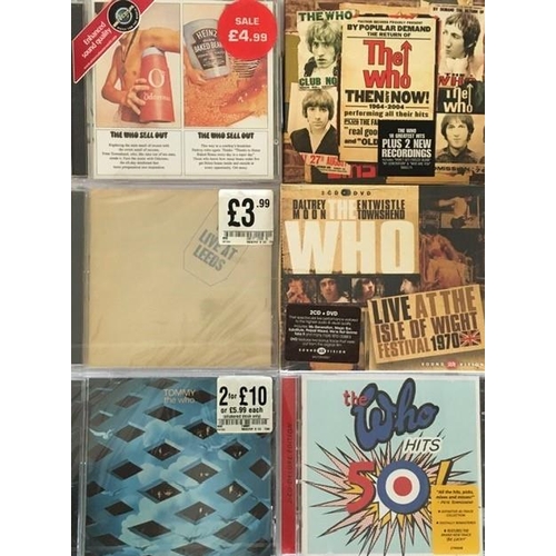 3632 - The Who - a collection of mostly new/unplayed CD's (x6)