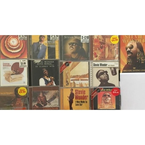 3637 - Stevie Wonder - a collection of mostly new/unplayed CD's (x12) & DVD