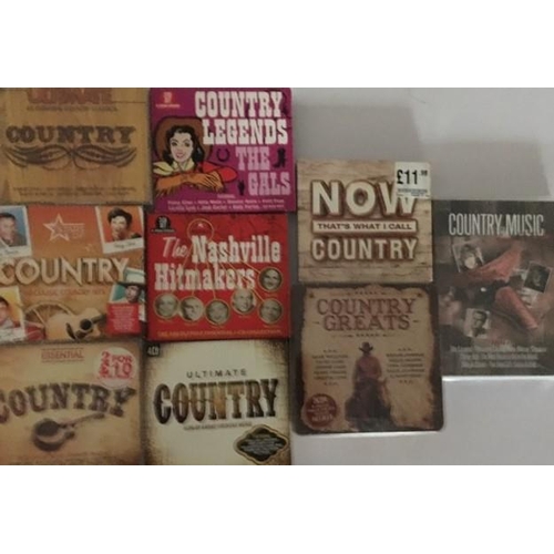 3645 - Country & Western (mainly) - a collection of mostly new/unplayed CD's (x37) & DVD