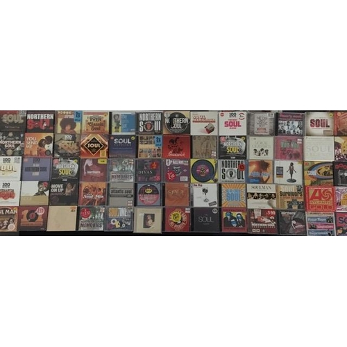 3647 - Soul (mainly) - a collection of mostly new/unplayed CD's (x65), DVD & Book.