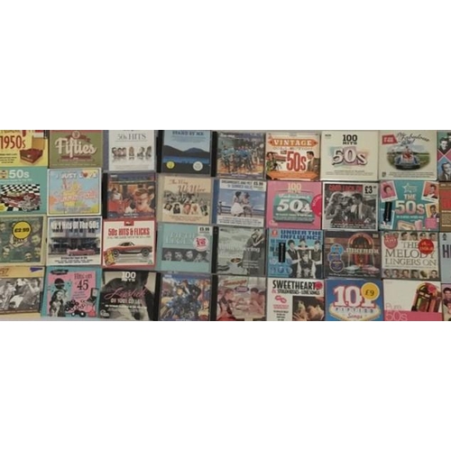 3649 - 1950's (mainly) - a collection of mostly new/unplayed CD's (x39 approx.) & Book